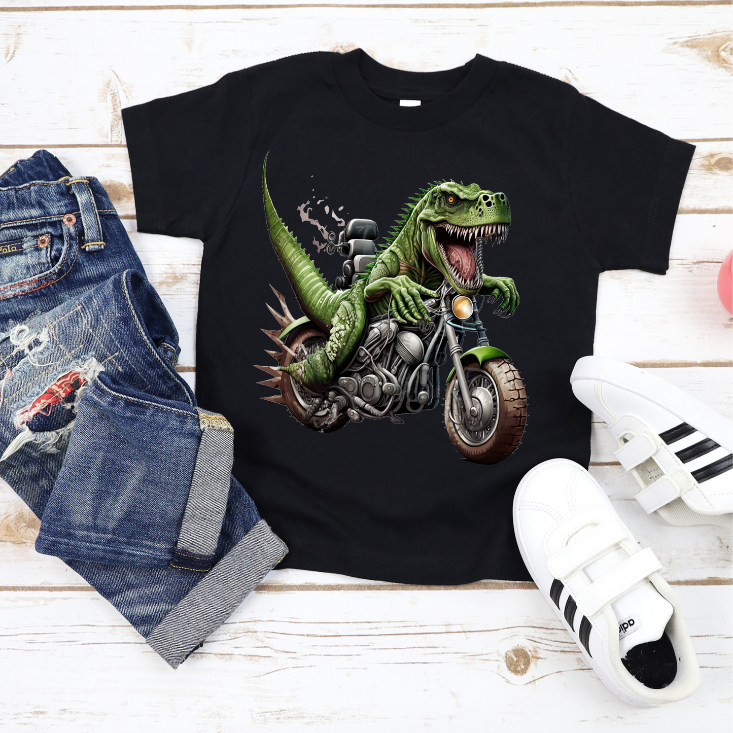 Dinosaur on Motorbike 002