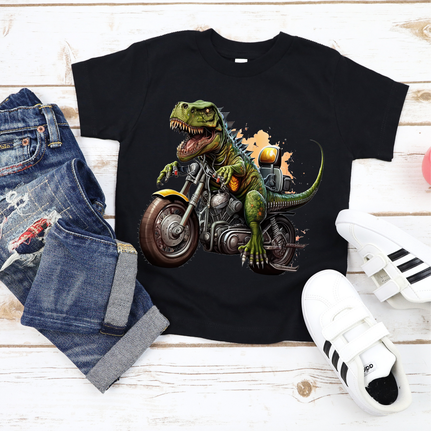 Dinosaur on Motorbike 005