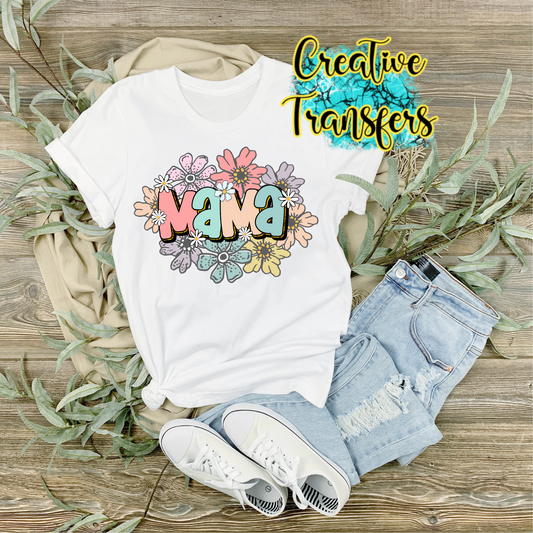 Mama - Pastel Flowers