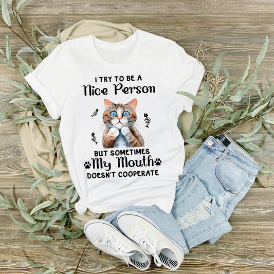 I try to be a nice person