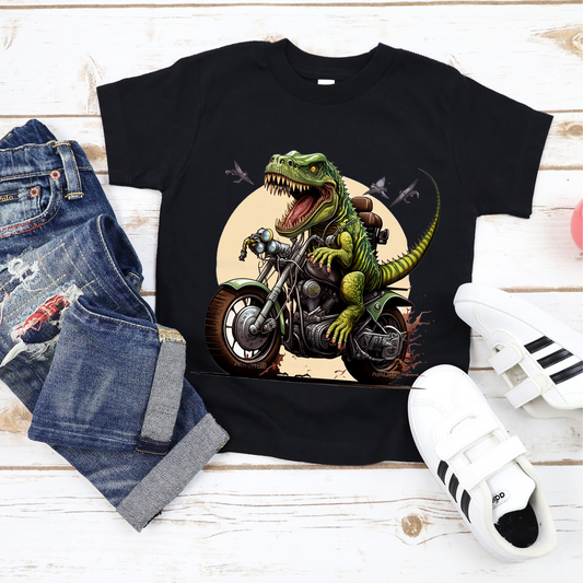 Dinosaur on Motorbike 001