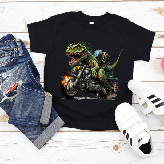 Dinosaur on Motorbike 004