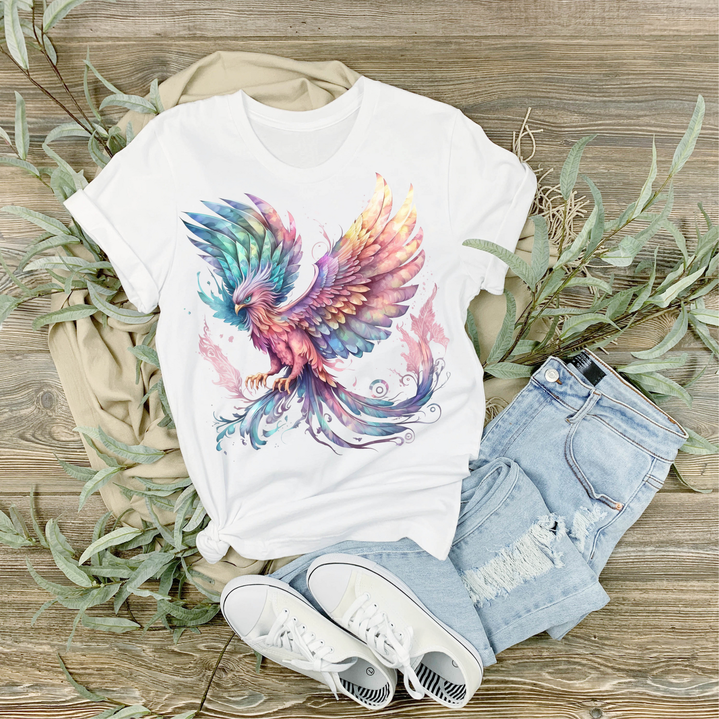 Watercolour Phoenix 003