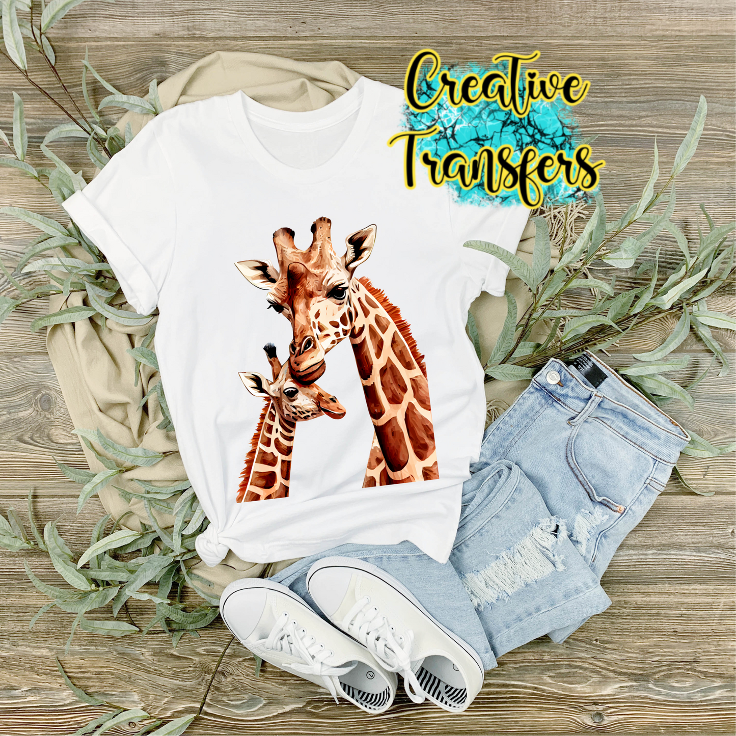 Mama & Baby Giraffe