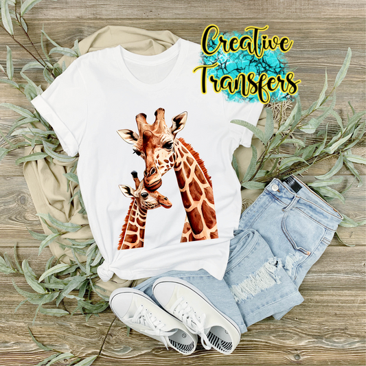 Mama & Baby Giraffe