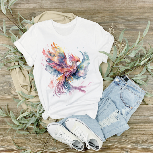 Watercolour Phoenix 004