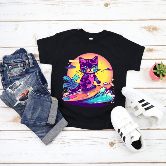 Surfing Cat 003