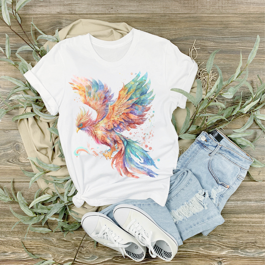 Watercolour Phoenix 005