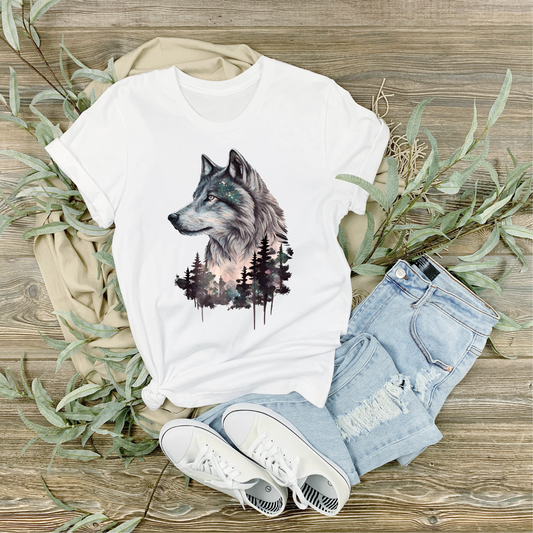 Watercolour Wolf 001