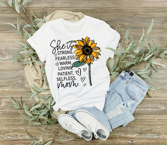 She is Strong, Fearless, Warm..
